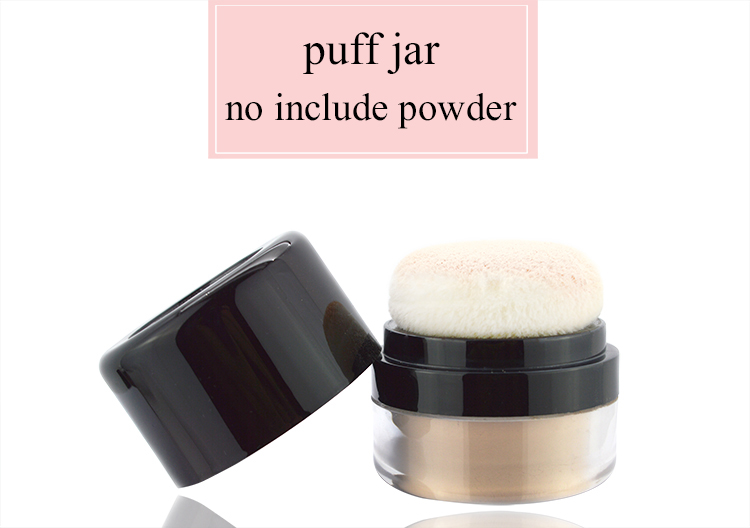 loose mineral powder jar brush puff jar foundation brush with sifter makeup brush for cosmetics