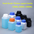 Empty big mouth plastic bottle with Anti-theft cover leakproof reagent bottle for liquid powder Glue Food Grade bottles 4PCS