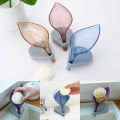 Creative Leaf Shape Plastic Drain Soap Dish Box Portable Kitchen Sink Storage UK