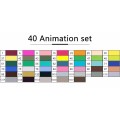 40 Animation set