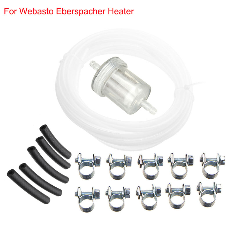 Car Air Parking Heater Tube Replacement Fuel Pipe Line Hose Clip Oil Fuel Filter 89031118 For Webasto Eberspacher Diesel Heater