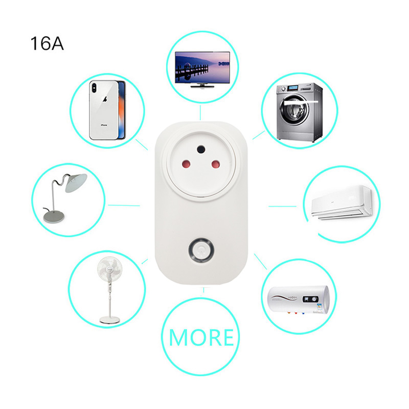 Wifi Smart Plug Israel Smart Socket Outlet 16A Timing Smart Life App Works With Alexa Google Home Assistant Mini IFTTT