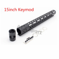tactical 15Inch free Float Mount System Keymod Handguard Picatinny Rail Mouth for AR Series Gun Types for Hunting