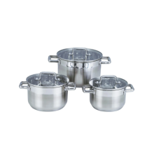 Customizable stainless steel soup pot set