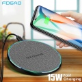 FDGAO 15W Wireless Charger Type C USB Qi Fast Charging Pad For iPhone 11 XS XR X 8 10W Quick Charge for Samsung S10 S9 Note 10 9