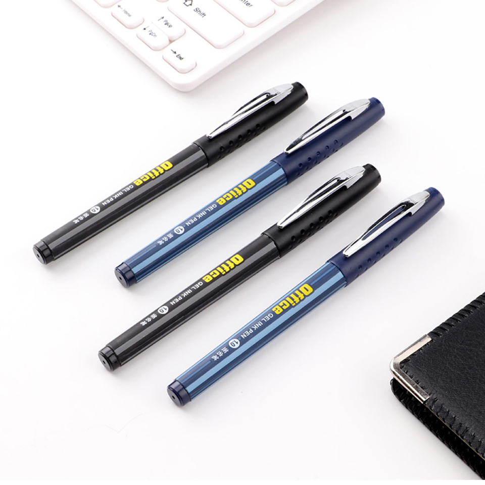 Gel Pen 1.0 mm Black/Blue Ink Refill Business Gel Ink Pens Office School Writing Supplies Promotional Gift Neutral pen