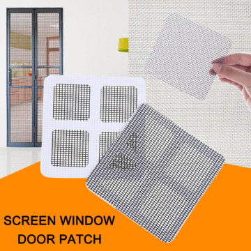 Window and Door Screen Repair Kit Fiberglass Screen Repair Patches Strong Adhesive Screen Repair Stickers Waterproof Mesh Film