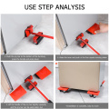 5Pcs/Set Furniture Transport Lifter Tool Set Furniture Mover Wheel Bar Roller Device Household Heavy Stuffs Moving Hand Tools