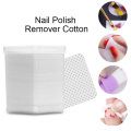 1 Box White Lint-Free Nail Polish Remover Cottons Soft Wipes Cleaner for UV Gel Nail Nail DIY Design Tools