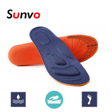 Sunvo Memory Foam Insoles Flat Feet Orthopedic Insole Arch Supports Sport Running Shoes Women Men Orthotic Breathable Insoles