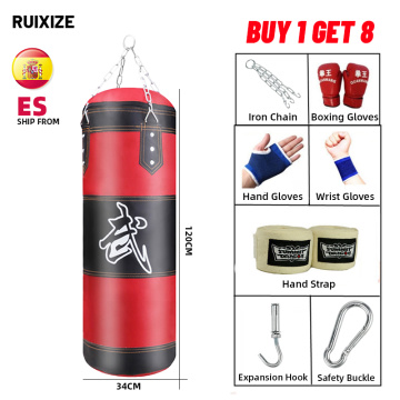 Professional Boxing Punching Bag Sandbag Training Thai Sand Fight Karate Fitness Gym Empty-Heavy Kick Boxing Bag with Hanging