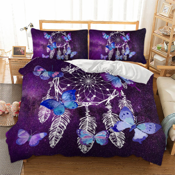 Dream Catcher Bedding Set Queen King size Bohemian Duvet Cover set with pillowcase 3pcs Galaxy Quilt cover best gift bedline
