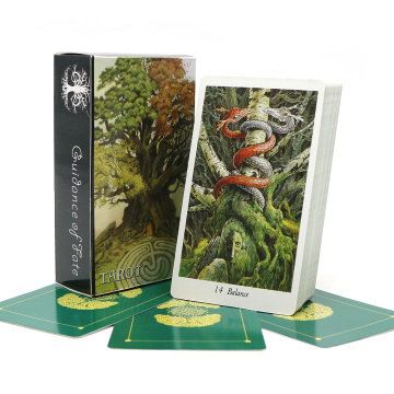 2021 Nature tarot cards deck Full English mysterious animal wood cards game for personal use board game