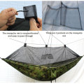 Outdoors Camping Hammock With Mosquito Net RipStop Nylon Lightweight Bug Free Hiking Backpacking Portable Double Reversible