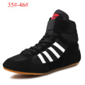 High quality men Wrestling Shoes high waist boxing shoes cow muscle outsole breathable pro wrestling gear for women SIZE35