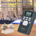 10pcs RETEKESS PR13 Radio FM Stereo DSP Portable Radio Receiver Digital Clock For Guiding Church Conference Training