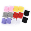 1pair 100% Cotton Gym Wrist Guard Tower Wristband Tennis/Basketball/Badminton Wrist Support Sports Protector Sweatband 8* 10cm