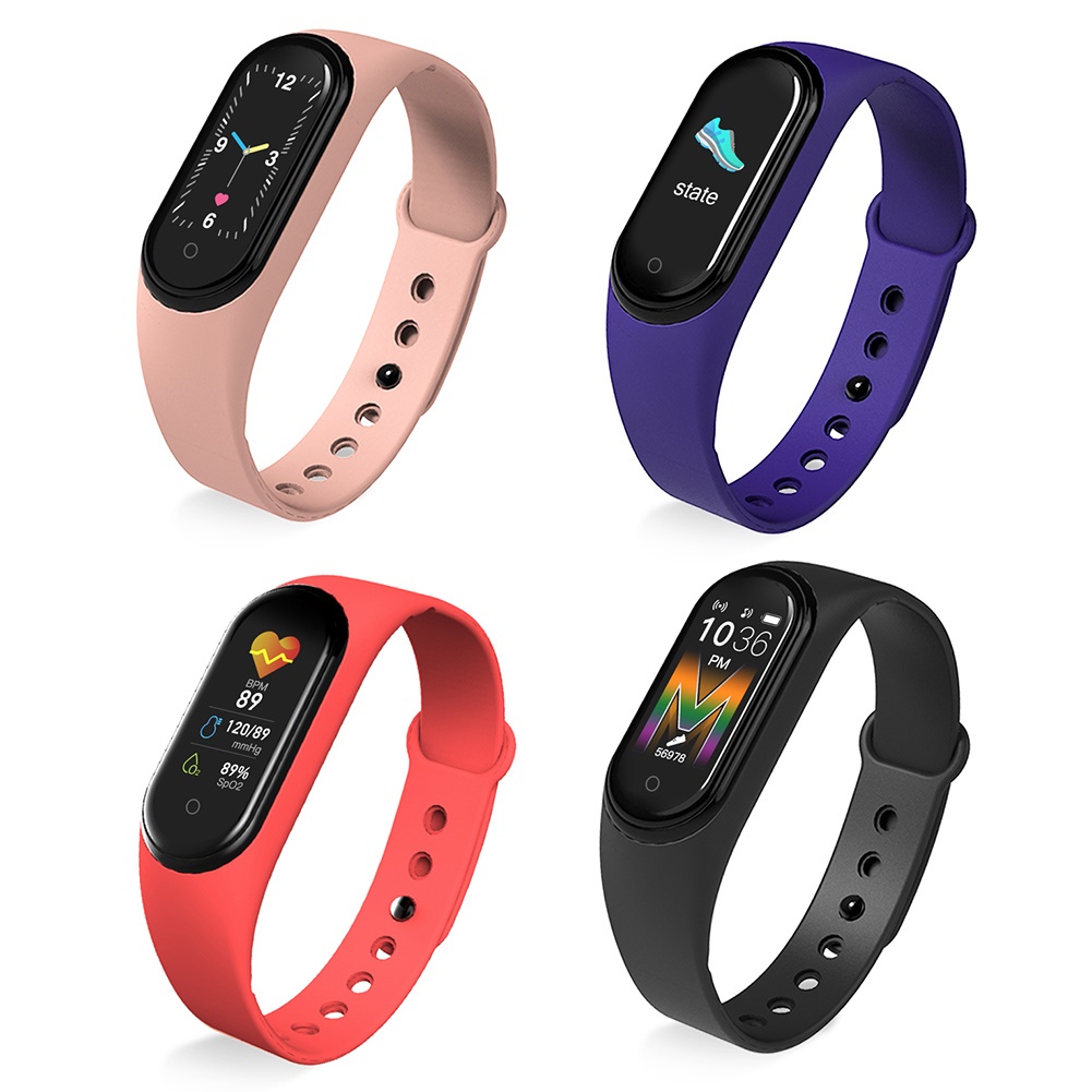 New M5 SmartBand Bluetooth Sport Fitness Tracker Pedometer M5 Smart Watches Men Heart Rate Monitor Call Reminder Smart Bracelet