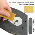 1pc 7cm*5cm*1.5cm Skateboard Long Board Sandpaper Eraser Electric Scooter Pedal Sandpaper Cleaner Cleaning Sponge