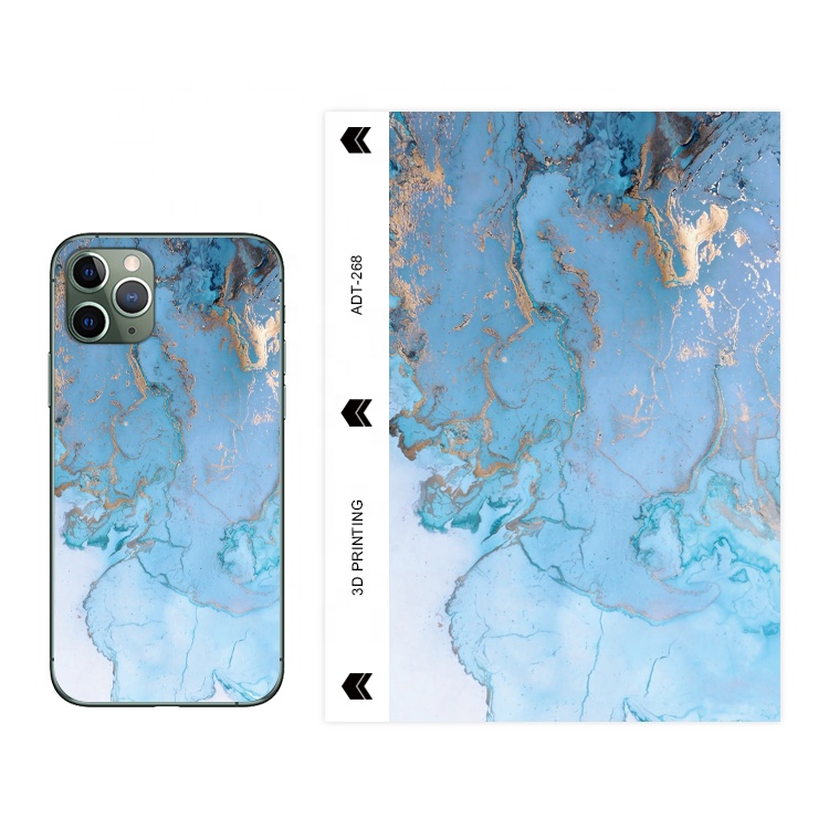 3D printed marble back sticker