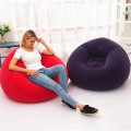 43.3 Large Inflatable Sofa Chair Bean Bag Flocking PVC Garden Lounge Beanbag Adult Outdoor Furniture Camping Backpacking Travel