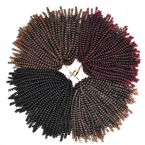 Black Soft Bounce Spring Twist Hair For Braids Supplier, Supply Various Black Soft Bounce Spring Twist Hair For Braids of High Quality