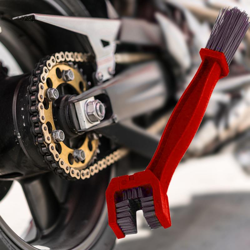Plastic Cycling Motorcycle Bicycle Chain Clean Brush Kit Gear Grunge Brush Cleaner Outdoor Cleaner Scrubber Cleaning Tool