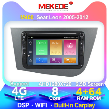 Android car radio 2 din radio car car DVD For VW Seat Leon 2 2005 2006 2007 2008 2009 2010 2011 GPS Navigation car audio stereo