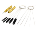 11pcs Airbrush Spray Gun Nozzle Cleaning Repair Tool Kit Needle & Brush Set