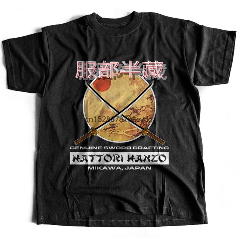 2019 Fashion Hot Sale 9164 Hattori Hanzo T-Shirt Kill Bill Swords Crafting Pulp Fiction Death Proof Tee shirt