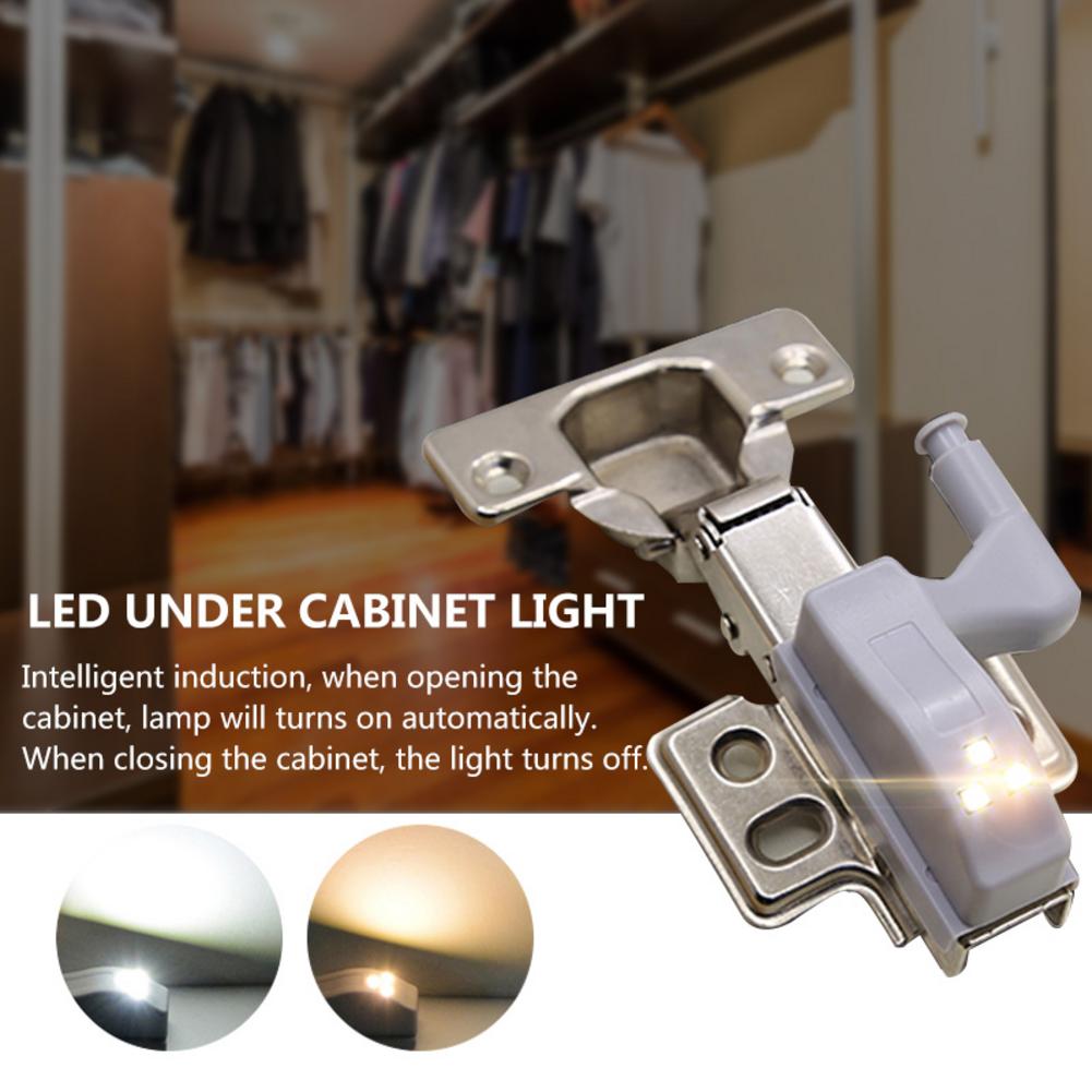 Universal Under Cabinet LED Light Cupboard Closet Wardrobe Inner Hinge LED Sensor Light Kitchen Night Light