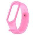 Wristband Replacement For Xiaomi Mi Band 4 Smart Sports Bracelet Wristband Waterproof Millet 4 Silicone Translucent Strap TSLM1