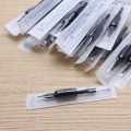 10pcs Disposable Sterilized Electric Microneedle Tattoo Needles R1/R3/R5/R7 Handle Tattoo Grip Needle Silicone Grip Tattoo Tubes