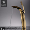 Luxury Style Golden Faucet Bathroom Basin Mixer Tap