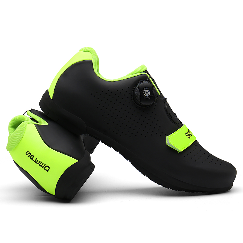 2020 MTB Cycling Shoes Professional Anti-Skid Outdoor Athletic Racing Bike Shoes Non-Locking Bicycle Shoes Cycling Sneakers Men