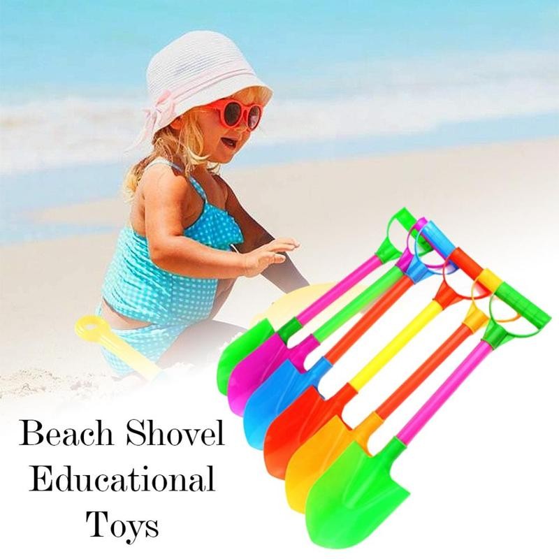 1pcs Children Outdoor Beach Shovels Digging Sand Tool 48cm Summer Beach Shovel Digging Sand Shovel Outdoor Toy Random Color