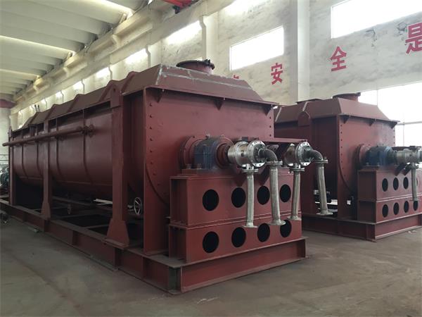 vacuum sludge hollow paddle dryer