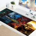 Gaming Mouse Pad World of Warcraft XL Large Locking Edge Rubber Anti-slip Mousepad Game Computer Desktop Speed Mice Play Mat Pad