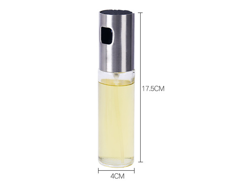 High quality Glass Olive Oil Sprayer Oil Spray Empty Bottle Vinegar Bottle Oil Dispenser for Cooking Salad Kitchen Baking