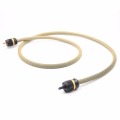 7Audiocrast P111 OCC pure copper silver plated US Power Cable with figure 8 C7 HIFI IEC Cord