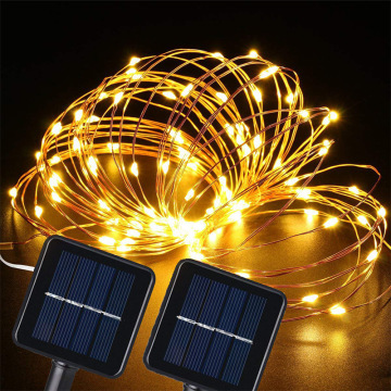 10M 20M Led Strip Light 100/200 LEDs Outdoor Solar Lamp String Light Fairy Holiday Christmas Party Garland Waterproof Lights