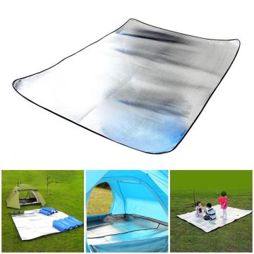 2*2m/2*1.5m Camping Mat Waterproof Folding Aluminum Foil EVA Collapsible Sleeping Picnic Beach Pad Outdoor Mat Multi-Size