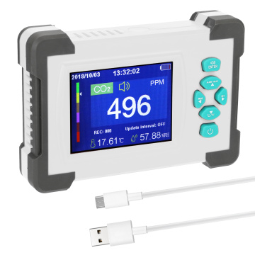 Digital CO2 Sensor CO2 Meters Carbon Dioxide Detector Gas Analyzer Air Quality Monitor Gas Detector CO2 Messgerät CO2 Medidor