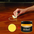 Wood Seasoning Beewax With sponge Complete Solution Natural beeswax Furniture Care Beewax Home Cleaning 85g T&E