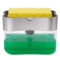 Soap Pumps Dispenser & Sponge Holder for Dish Soap and Sponge for Kitchen Portable Soap Dishes Storage Holders & Racks#50