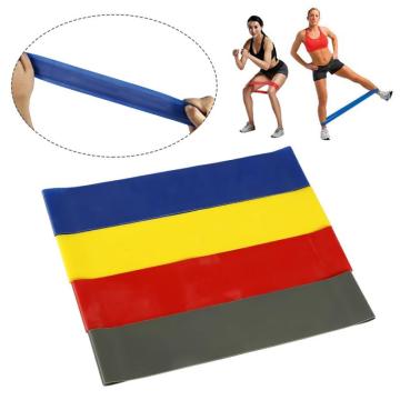 4 Colors Yoga Resistance Rubber Bands Workout Loop Set Indoor Outdoor Fitness Equipment Booty Leg Elastic Exercise Band