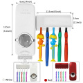 Tooth Paste Squeezer Dispenser with Toothbrush Holder Bathroom Products Automatic Set Tooth Brush Accessories Toothbrush Holder