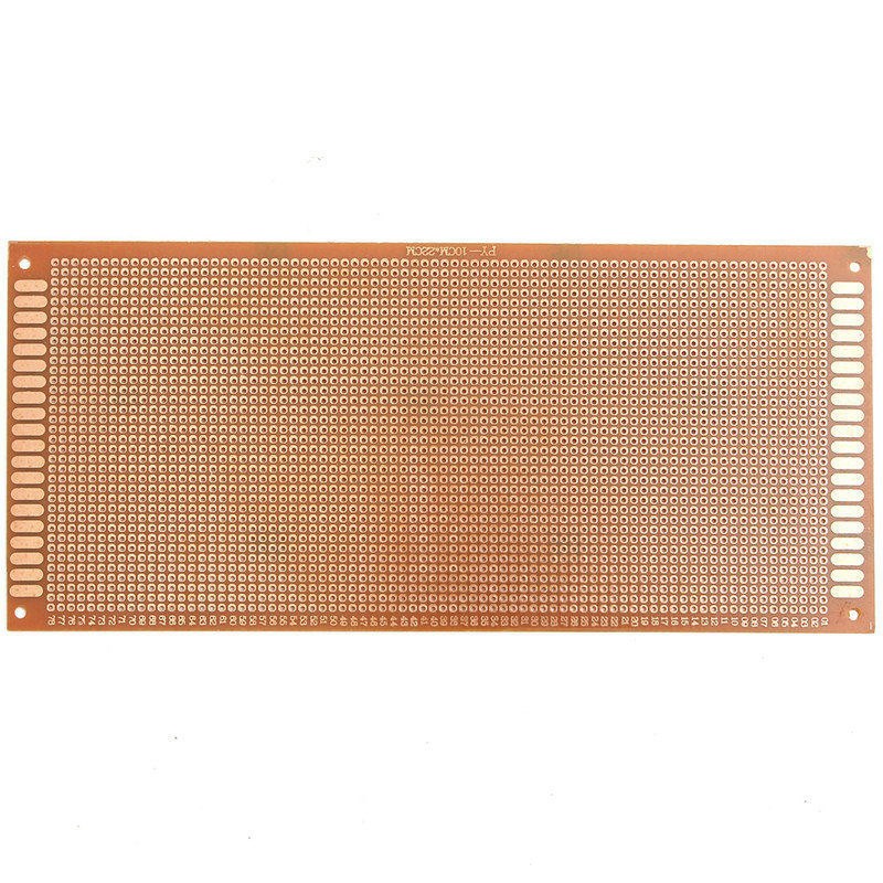 New Electric Unit 5pcs 10cm x 22cm Single Side Copper Prototyping Paper PCB Printed Circuit Board Prototype Breadboard #MK-6