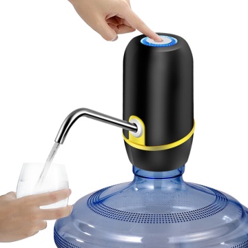 Black USB Wireless Smart Electric Water Pump Dispenser Bottle Portable Beverage Suction Automatic Suction Pump for Home Travel