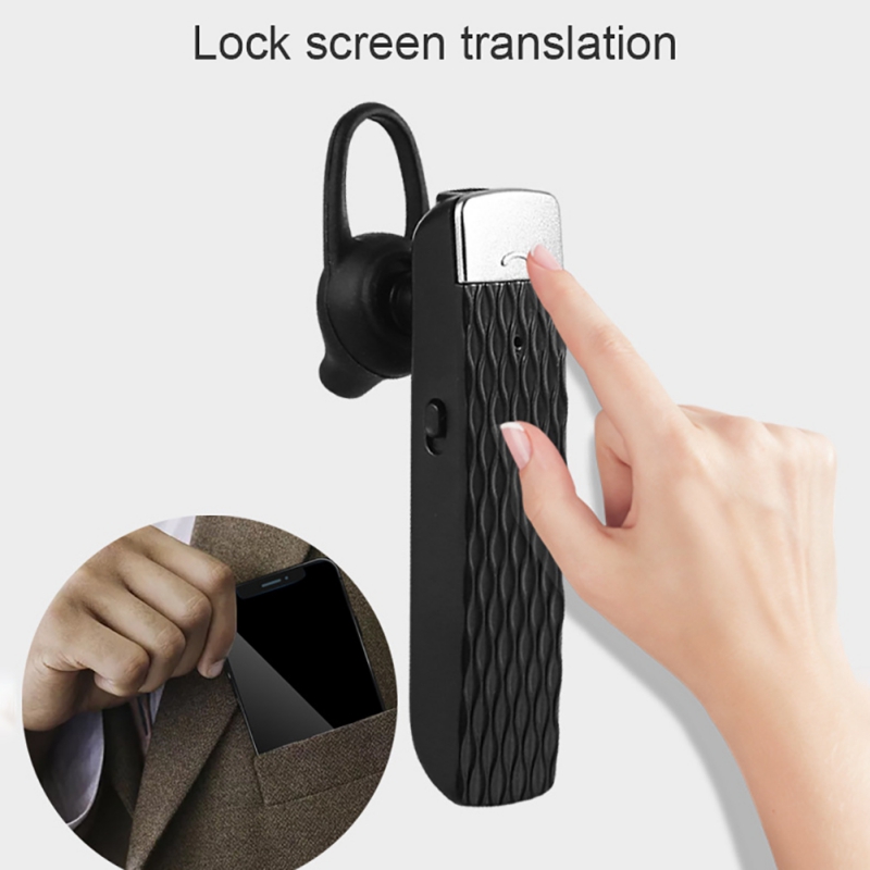 Wireless Headset Real-time Translation Support 33 Languages Bluetooth T2 Portable Smart Translator Headphone